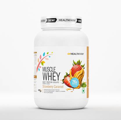 HEALTHFARM Muscle Whey Protein , 26g Protein Per Serving Whey Protein