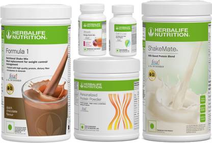 Herbalife Nutrition Formula 1 Shake Afresh Energy Drink Protein 200 g Shakemate Cell u loss Tablets Protein Shake