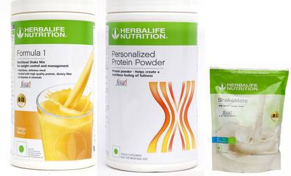 HERBALIFE Formula 1 Mango Flavor + pp 400 + Shake Mate For Weight Loose. Plant-Based Protein
