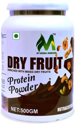 my herbal remedies Dry Fruit Protein Powder 500gm Plant-Based Protein