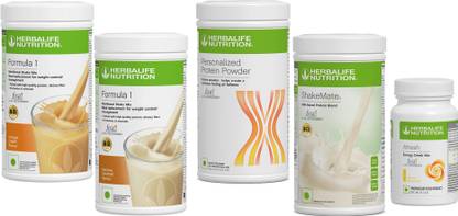 HERBALIFE Formula 1 Shake Mix- Banana And Orange Afresh Energy Protein-400g ,Shakemate Protein Shake