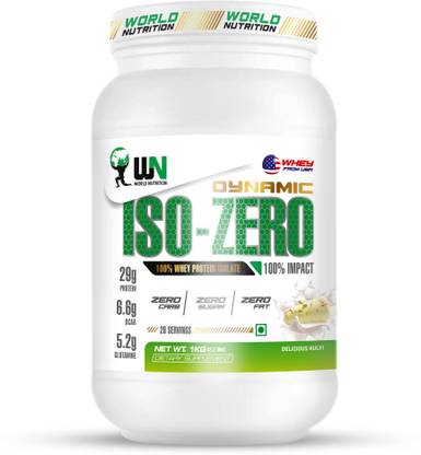 WN WORLD NUTRITION Dynamic ISO-Zero 100% Whey Protein Isolate Whey Protein