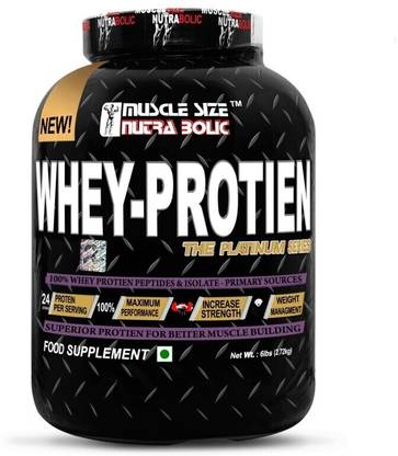 MSN 100% Whey Protein Peptides & Isolate Superior Protein For Muscle Building 6lbs Whey Protein