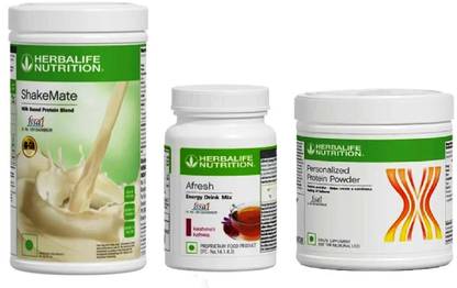 HERBALIFE shakemate protein blend500 gm protein powder 200 gm,,kashmiri kahwa40 gm combo Protein Blends