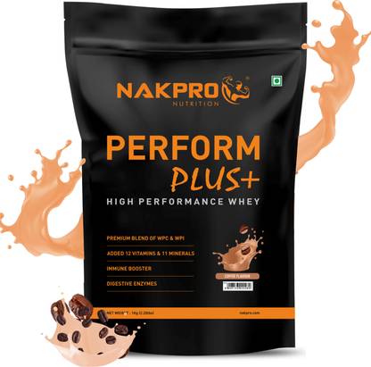 Nakpro PERFORM PLUS+ | 24g Protein | Concentrate & Isolate with Digestive Enzymes Whey Protein