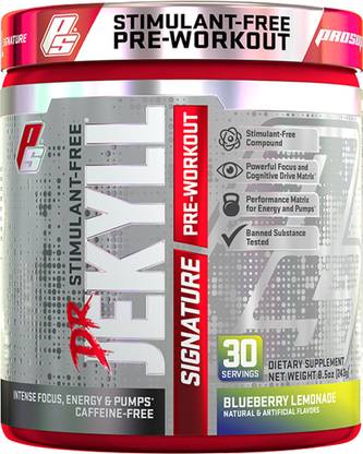 PROSUPPS DR JEKYLL PRE WORKOUT 243GM(BLUEBERRY LEMONADE) OFFICIAL IMPORTED IRON ASYLUM, Pre Workout