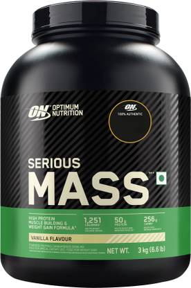 Optimum Nutrition (ON) Serious High Protein Weight / Mass Gainers with Vitamins,Minerals& Creatine Weight Gainers/Mass Gainers