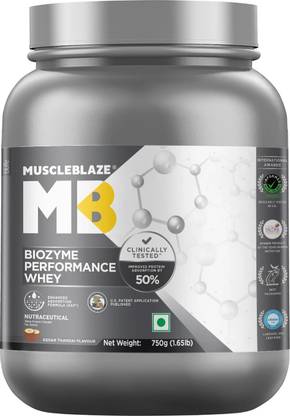 MUSCLEBLAZE Biozyme Performance Whey Protein Powder, 25g Protein Per Scoop Whey Protein