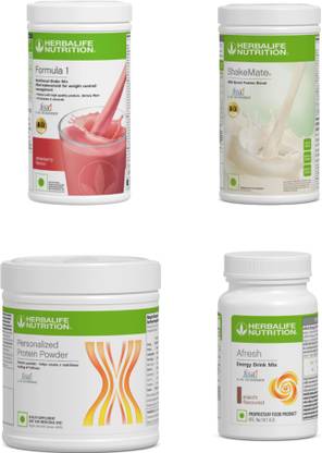 HERBALIFE F1 Shake Strawberry , Small Protein Powder, ShakeMate , Afresh - Eilachi Protein Shake