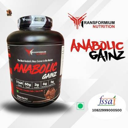 transformium Nutrition ANABOLIC GAINS 2.72 KG (6 LBS) Weight Gainers/Mass Gainers