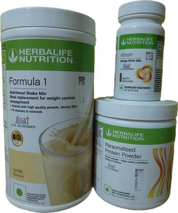 HERBALIFE WEIGHT LOSS COMBO FORMULA 1 VANILLA SHAKE PROTEIN POWDER 200GM AFRESH ELAICHI Protein Shake
