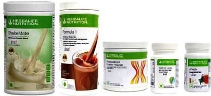 HERBALIFE Formula 1 shake Chcoolate, protein 200gm, shakemate, tulshi, cell-u-loss Protein Shake