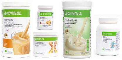 HERBALIFE FORMULA1SHAKE ORANGE+PP200+SHAKEMATE+CINNAMON+MULTIVITAMIN TABLET Protein Shake