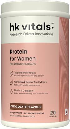 HEALTHKART hk vitals Protein For Women, Triple Blend Whey Protein with Collagen & Biotin Whey Protein