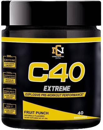 CHAMPS NUTRITION C40 EXTREME 200GM Pre Workout