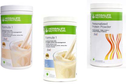 HERBALIFE Formula 1 Shake Vanilla & Kulfi Flavor With Protein Powder 400 Gm Protein Shake