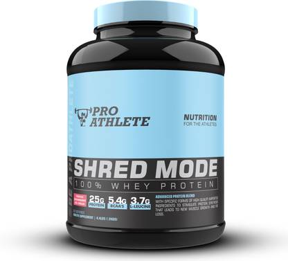 ProAthlete Shred Mode : 25g Protein, 3.7g Leucine, Easy Digesting, Primary Source Isolate Whey Protein