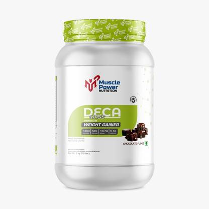Muscle Power DECA MASS PREMIUM WEIGHT GAINER 2LBS Weight Gainers/Mass Gainers