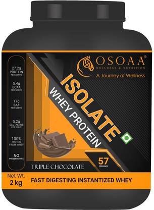 Osoaa 100% Whey Protein Isolate Powder/Supplement for Muscle Support & Recovery Whey Protein