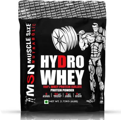 MUSCLE SIZE HYDRO WEHY PROTEIN 100% ISOLATE (6lbs) Whey Protein