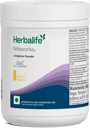 HERBALIFE Niteworks L-Arginine Powder Lemon Flavoured 300g Pack Of 1 Nutrition Bars