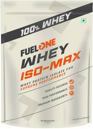FUELONE Whey Iso-Max, Whey Protein Isolate, 28g Protein Whey Protein