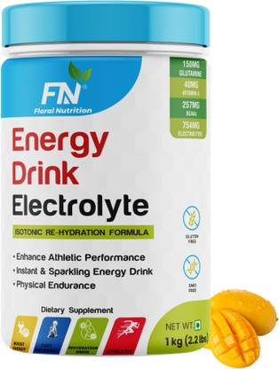 Floral Nutrition Isotonic Energy Drink with BCAA, Glutamine for Instant Energy Energy Drink