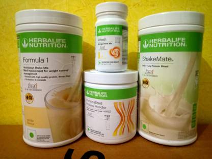 Herbalife Nutrition VANILLA SHAKE SHAKEMATE PROTEIN POWDER 200GM AFRESH LEMON Protein Shake