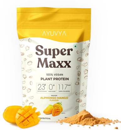 Ayuvya SuperMaxx Advanced Protein Powder Increase Muscle Mass & Performance Plant-Based Protein