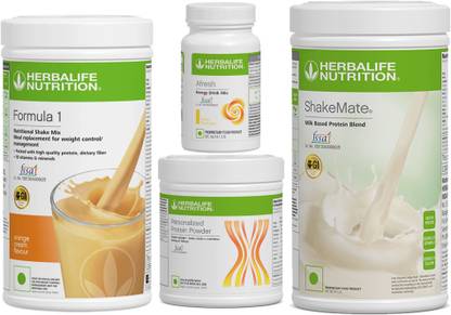 HERBALIFE FORMULA-1 Shake Orange Afresh Energy Drink Protein 200g Shakemate Protein Shake