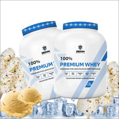Zedon Nutrition Premium Whey 100% Whey Protein New Packaging with Improved Formula Whey Protein