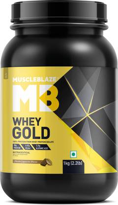 MUSCLEBLAZE Whey Gold 100% Whey Isolate Whey Protein