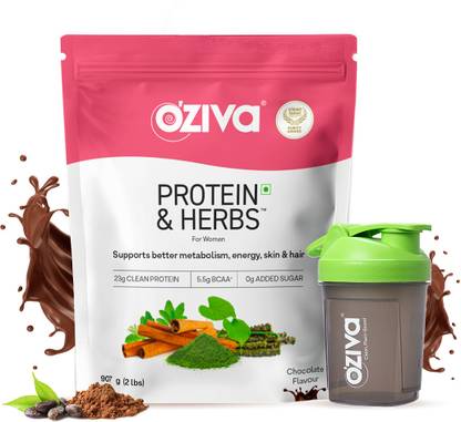 OZiva Protein & Herbs for Women |Manage Weight & Metabolism| Reduce Body Fat |No Sugar Whey Protein