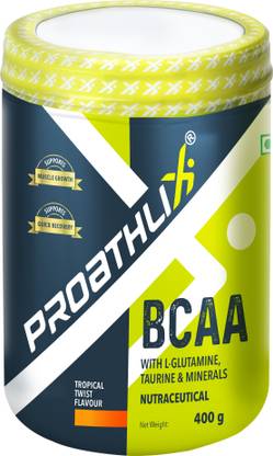 Proathlix BCAA Supplement with L-Glutamine, Taurine & Minerals (400 g) BCAA