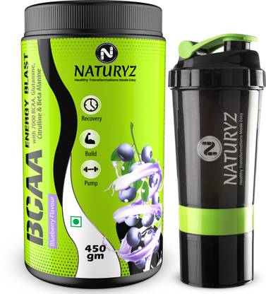 NATURYZ BCAA Energy Blast Pre Intra Post Workout Supplement For Recovery|Power & Energy BCAA