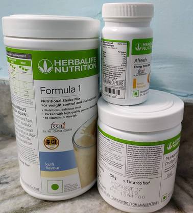 Herbalife Nutrition hebralife nutrition formula 1 kulfi shake protein 200gm afresh lemon Protein Shake