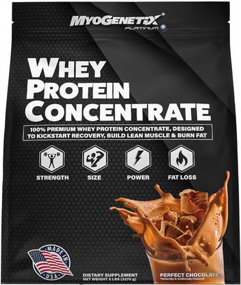 Myogenetix WHEY PROTEIN CONCENTRATE (77 SERVINGS) For Strength, Size, Power and Fat Loss Whey Protein