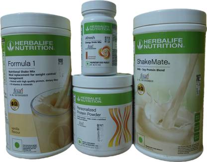 Herbalife Nutrition WEIGHT LOSS FORMULA1 VANILLA SHAKE SHAKEMATE PROTEIN POWDER200GM AFRESH CINNAMON Protein Shake