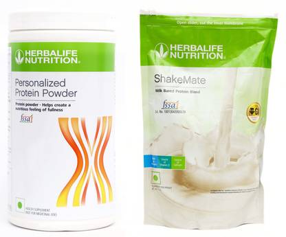 HERBALIFE Personalized Protein Powder 400 Gm and Shake Mate Plant-Based Protein