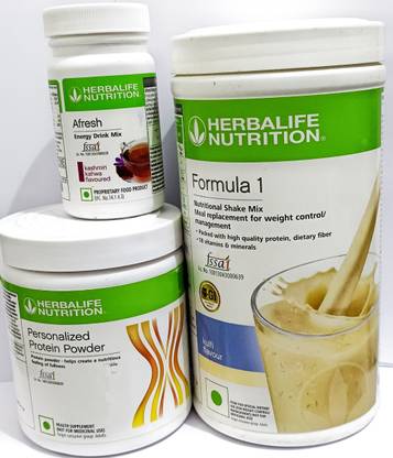 HERBALIFE Formula1 Kulfi 500g Protine Powder 200g Kashmeri Kawa Afresh 50g Protein Shake