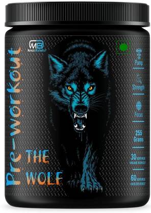 MUSCLEBUILDER'S The Wolf Pre-Workout Supplement Enhance Muscle Pumps, Energy, Strength, Focus Protein Blends