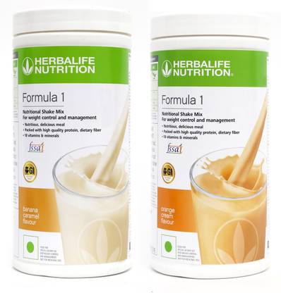 HERBALIFE FORMULA 1 BANANA & ORANGE 2 PIECES Protein Shake