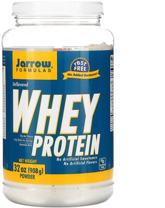 Jarrow Formulas Whey Protein Powder, Unflavored, 32 oz Whey Protein