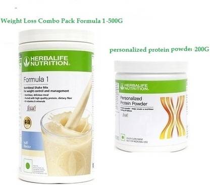 HERBALIFE Weight Loss Combo Pack Formula 1 + personalized protein powder -500G+200G Plant-Based Protein