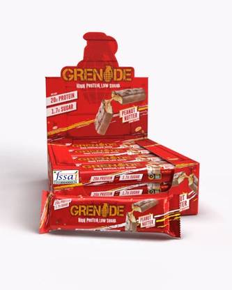 Grenade CARB Killa BAR Peanut Nutter 12x60gm Protein Bars