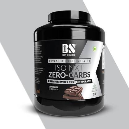 BODY SENSATION ISO-NXT Zero Carbs Premium Whey Protein Isolate (Red Velvet, 5 lbs) Casein Protein