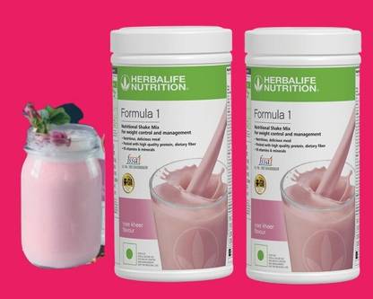 HERBALIFE NEW LOUNCH FORMULA 1 ROSE & KHEER FLAVOUR (500g) 2 PCS Protein Shake