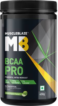 MUSCLEBLAZE BCAA PRO, Intra-Workout Formula for Muscle Recovery BCAA