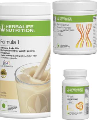 HERBALIFE F1 SHAKE Vanilla , PP Powder 200 G , Afresh - Lemon Protein Shake