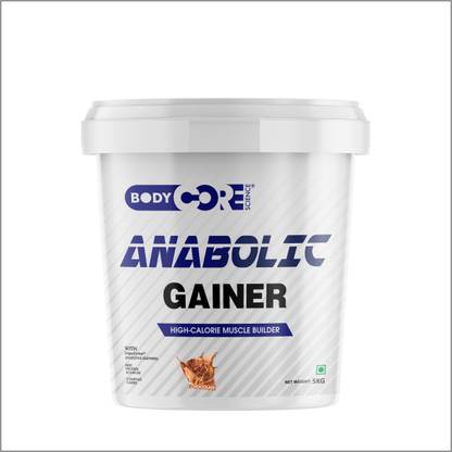 Body Core Science Anabolic Gainer-5Kg(Chocolate) Whey Protein
